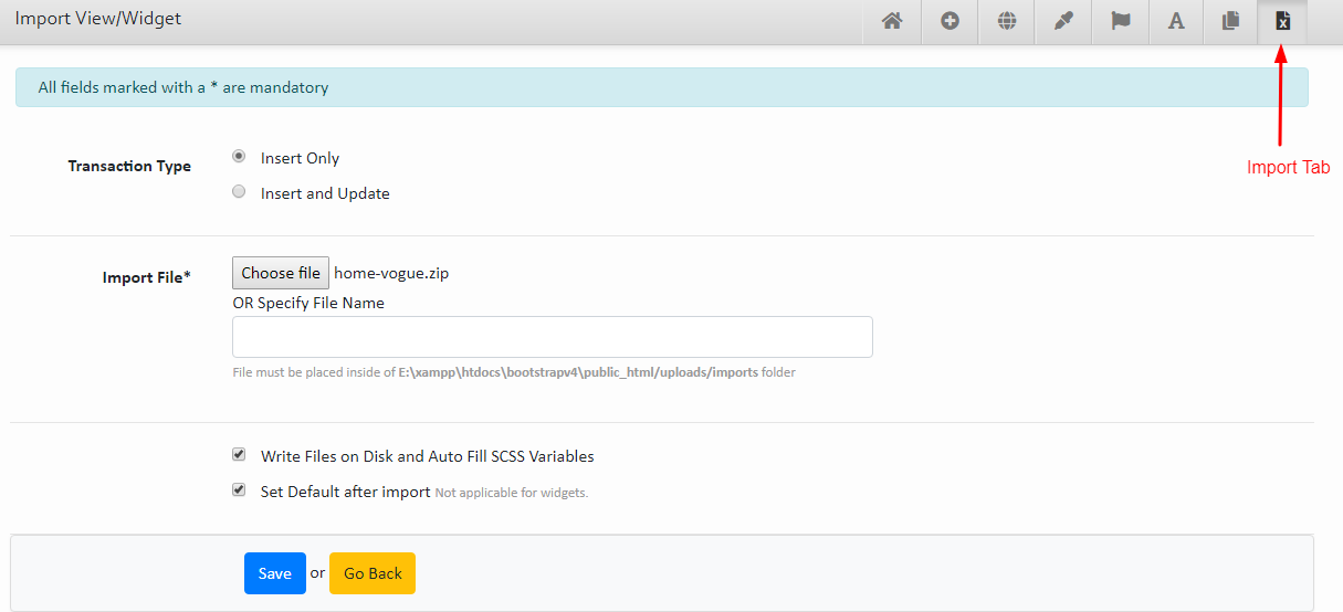 How to import a Theme?